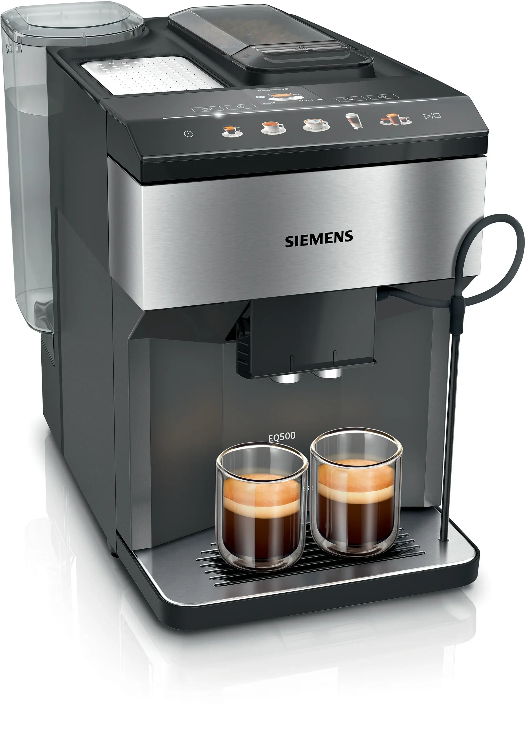 Eq500 Druck: 15 Bar Edelstahl + Schwarz