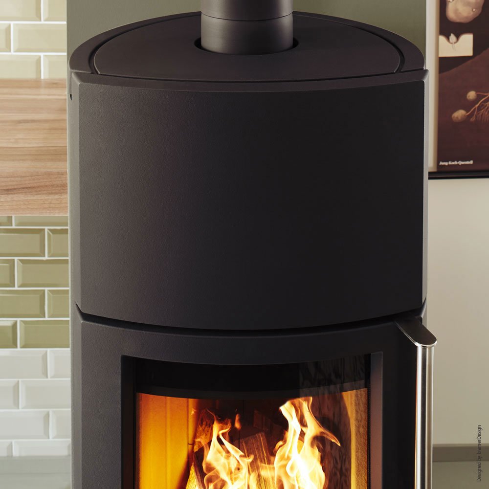 Guss-Kaminofen Leda Delta plus (6 kW) mit Speichereinlage – Bild 2