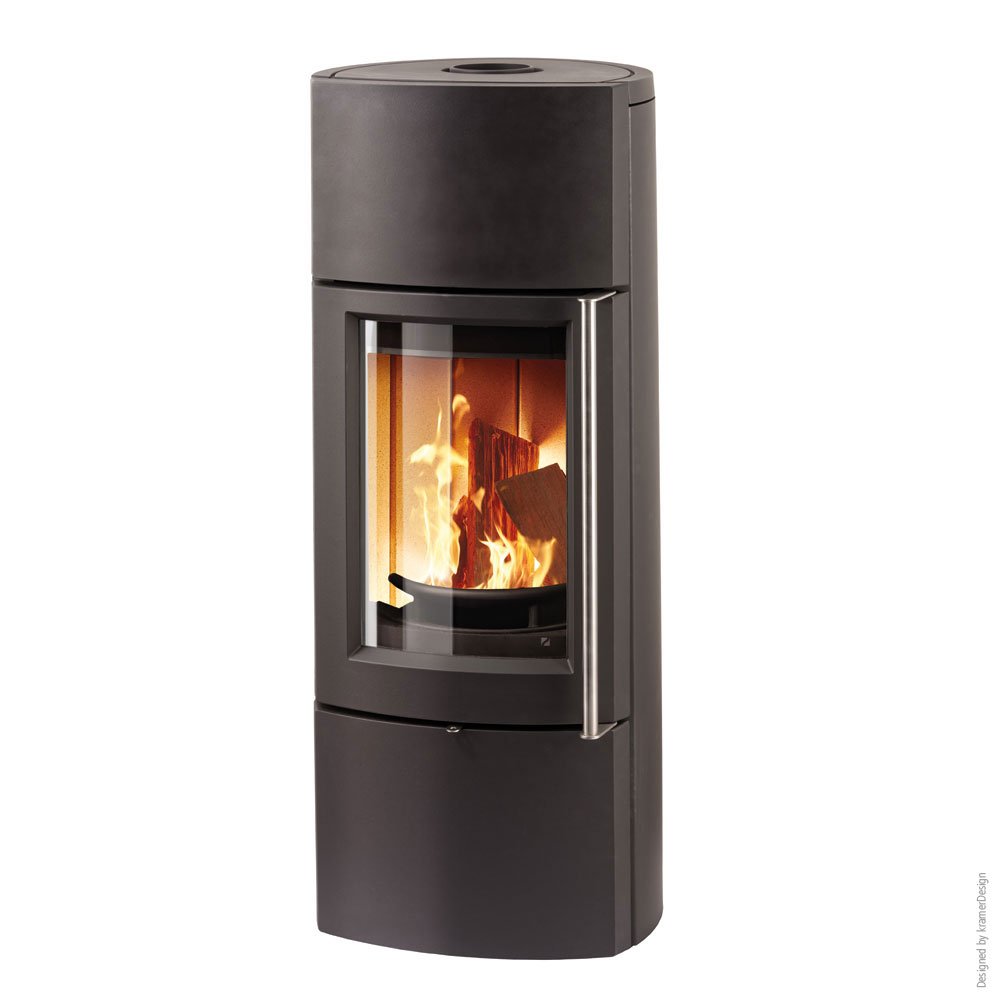 Guss-Kaminofen Leda Delta plus (6 kW) mit Speichereinlage