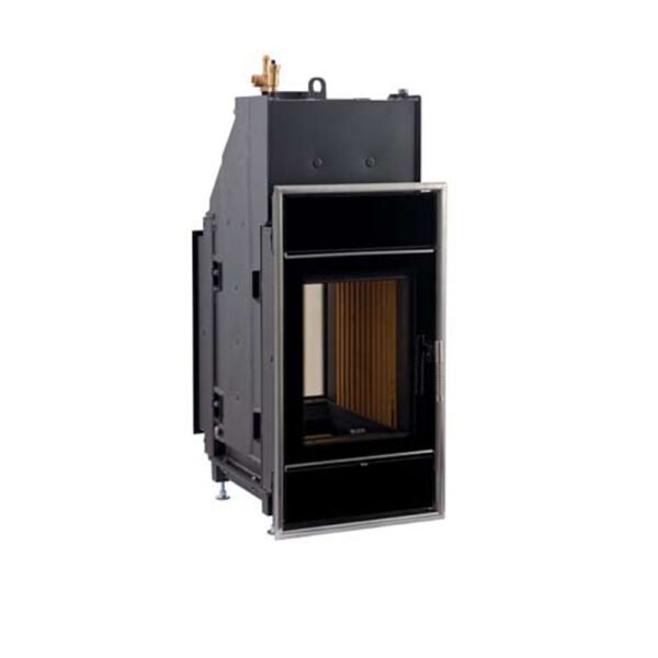 Kachelofen-Heizeinsatz Leda TURMA H80 W DS (12 kW) mit Wasserwärmetauscher