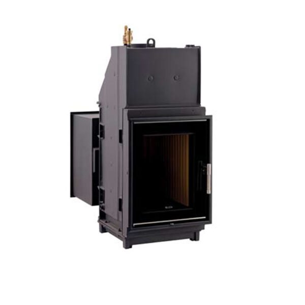 Kachelofen-Heizeinsatz Leda TURMA H80 W HL (12 kW) mit Wasserwärmetauscher